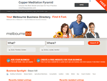 Tablet Screenshot of melbournebd.com.au